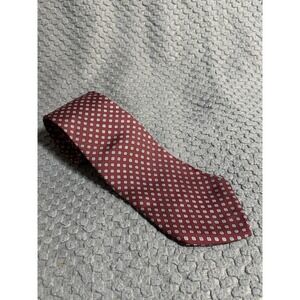 Vintage 100% Silk YSL Yves Saint‎ Laurent Neck Tie Burgundy Classic USA